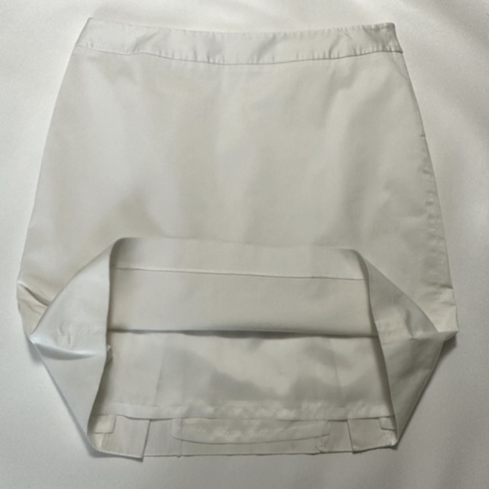 Loft Solid White Pencil Skirt - image 3